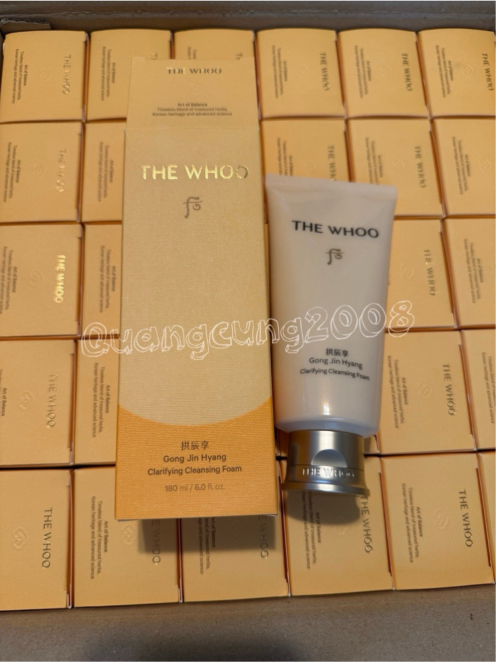 The history of Whoo Gongjinhyang Clarifying Cleansing Foam 180mL